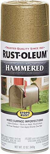 Rust-Oleum 7210830 Stops Rust Hammered Spray Paint, 12 Oz,...