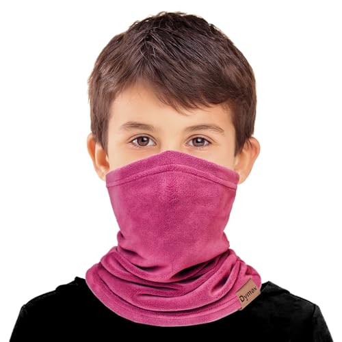 Dymex Kids Neck Warmer Gaiter Winter Fleece Face Neck Cover Balaclava Cold Weather Windproof Face Mask for Boys Girls2