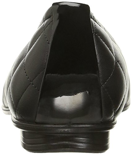 Ecco Women's Touch Quilted Ballerina, Black/Black, 41 Eu/10-10.5 M Us #TOP2