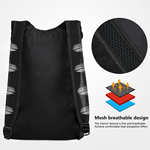 Grebest Lightweight Hiking Backpack,Unisex Backpack Honeycomb Breathable Mesh Waterproof Cycling Backpack For Camping Travel Orange One Size #TOP7