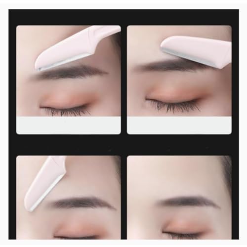 Image of AISHU Eyebrow Razor Shaper & Trimmer Touch-Up Eyebrow Razor Dermaplaning Too And Face Razor with Precision Guide cover Skin care kit wax-less for Women and Men (3 PCS FOLDING EYEBROW RAZOR)