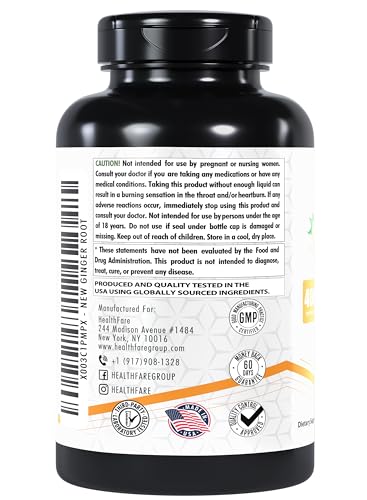 Healthfare Ginger Root Extract, 4000mg | 200 Veg Capsules | Gluten-Free | High Potency | Non-GMO - Thumbnail 3