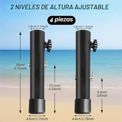 Extensor de patas de mesa regulables para elevar tus muebles y evitar dolores de espalda 4