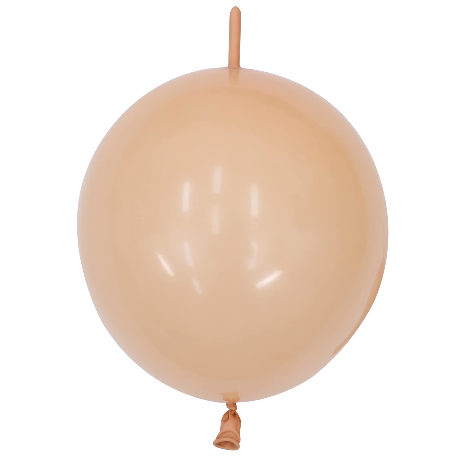 IN-JOOYAA 6 Inch Nude Latex Link Balloon 100 Pcs Quick Link Balloons for Party Decoration