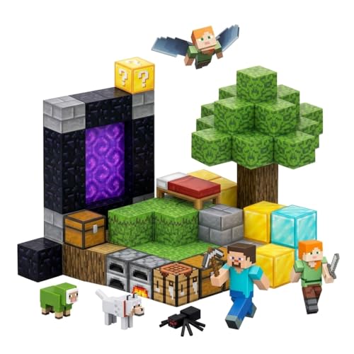 Image of Magnetic Building Blocks for Kids | 32 /48 /128 Pcs STEM Magnetic Tiles Pixelated Cube Construction Toy | Creative Learning Block Set for Boys & Girls Ages 3-10 | Birthday Gift | Blocks (48)