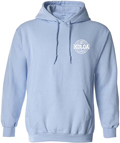 Joe's Usa Koloa Dawn Patrol Logo Hoodie-Hooded Sweatshirt-M-Lightblue/W #TOP1