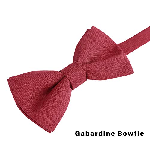 Image of WELROG Classic Pre-Tied Bow Tie for Children & Adults Solid Color Adjustable Bowtie
