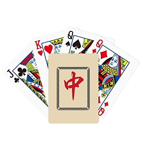 Juego de cartas de mahjong rojo para amenizar tus noches en familia