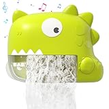 Baby Bath Toys - Dinosaur Automatic Bath Bubble Machine,Bathtub Bubble Maker with Music,Bathtime Shower Bathtub Toys for Toddlers,Birthday Gift for Boys Girls Age 1-5,Baby Gifts