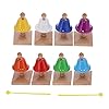 8 PCS Hand Bells met 2 pcs Drumsticks, 8 Note Coloful Handbells Metalen Bells Muzikaal Speelgoed Percussie-instrument…