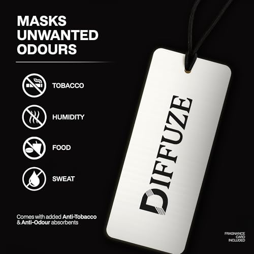 Image of DIFFUZE Alpha Series Luxury Car Perfume for Men | Inspired by Designer Fragrances | Set of 3 (Mariner, Tobacco Vanilla & Tobacco Oud) | Long-Lasting Premium Car Scent | Luxury car perfume
