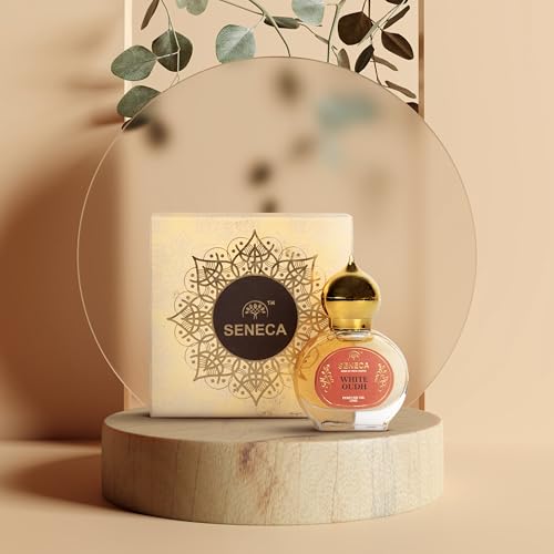 Image of Seneca 12ML White Oudh Attar - Premium Non-Alcoholic Roll-On Perfume | Long-Lasting Unisex Fragrance, Arabic & French Blend, Perfect for Gifting