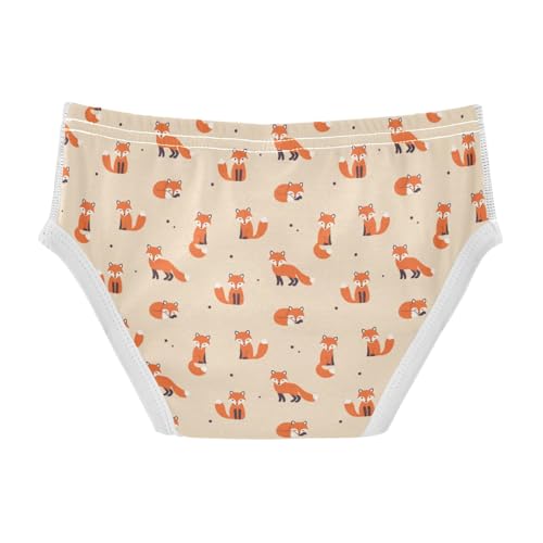 Boys' Exclusive Briefs Toddler Underwear 95% Combed Cotton Boxerbriefs 2T Fox Pattern 852
