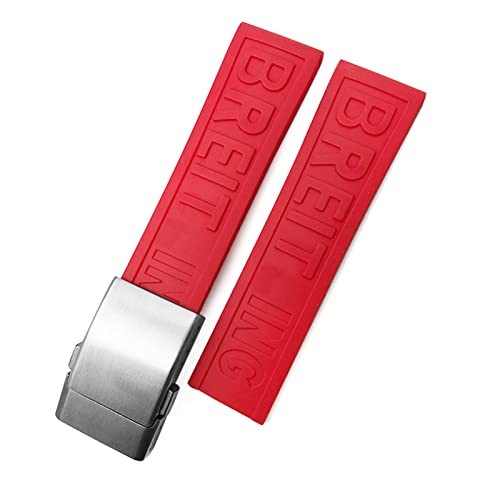 Bracelet de montre en caoutchouc étanche et silicone résistant S3YT8U