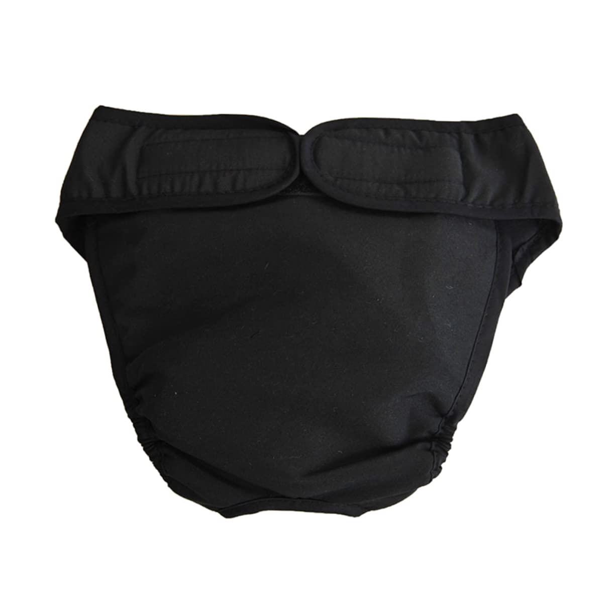 FONDOTIN 2Pcs Elastic Dog Diapers for Female Dogs Comfortable Sanitary Underwear for Puppies Heat Incontinence Washable Hook Loop Closure