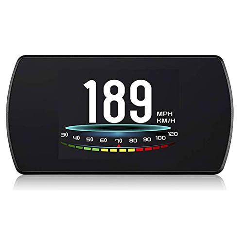 VIGORFLYRUN PARTS LTD T800 GPS del Coche Velocímetro Head Up Display Inteligente Computadora de Viaje HUD Pantalla GPS satélites Velocidad de Trabajo para Todos los vehículos