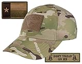 US State Operator Cap Bundle - With State & Dont Tread On Me Patches - Texas