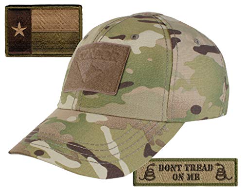 US State Operator Cap Bundle - with State & Dont Tread On Me Patches - Texas