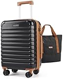 Airline-Approved Compact Size: Carry on luggage 22x14x9 airline approved optimally balanced dimensions (21.6" x 15.2" x 9.6” with wheels/handles) meet most airlines’ overhead bin requirements. Expands to 21.6" x 15.2" x 11.5” for 25% extra capacity (...