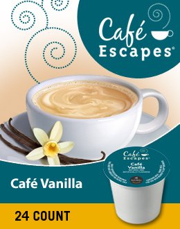 CAFAa ESCAPES Cafe Escapes Cafe Vanilla K-Cups