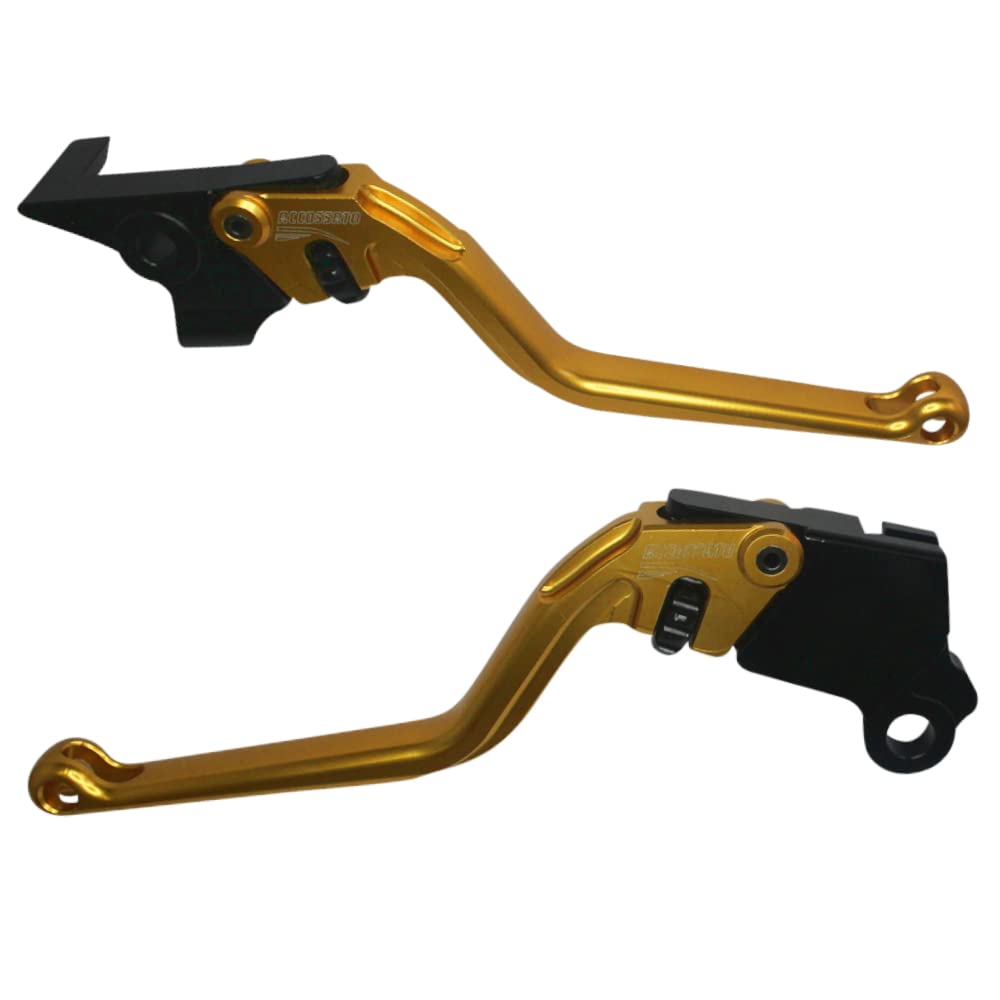 Palancas de oro ACCOSSATO Benelli Bn251 manetas aluminio moto 250 CC 2016 2017 1