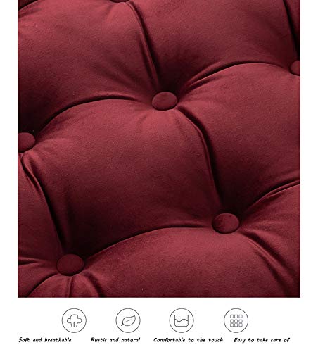 Mauuwy Round Floor Pillows Seat Cushion Velvet Tufted Indoor Cushions Big 3D Buttons Pillow Decorative Meditation Pet Mat For Sofa Couch Bed Garden Balcony Living Room Office Gray 24X24 #TOP3