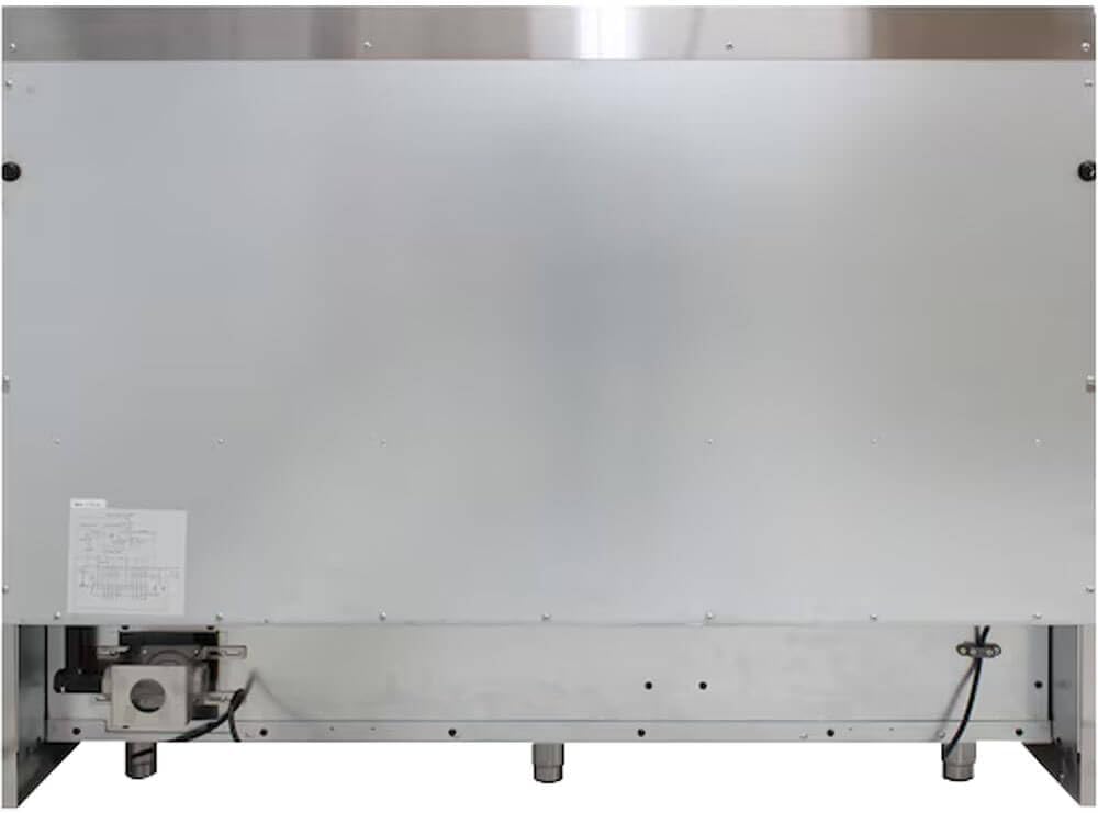 Brama 6.7 Cu. Ft. Stainless Steel Dual Fuel Slide In Range Gas Cooktop Electric Oven Convection Cooking Large Capacity 5 Burners Touch Controls True European Convection