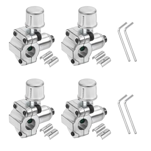 Gosknor 4pcs BPV-31 Bullet Piercing Valve & 4 Hex Key & 8 Adapter Refrigerator Line Tap Valve Compatible with 1/4 5/16 3/8 Outer Diameter Pipes Replace TJ90BPV31 AP4502525 BPV31D GPV14 MPV31