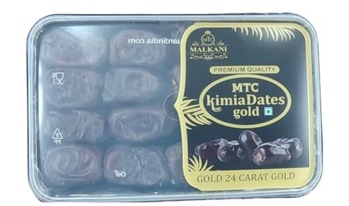 MTC KIMIA FRESH DATES ( NEW CROP ) Malkani Kimia Gold Dates Soft Khajoor All Natural| No Preservatives| No Added Sugar| Gluten Free | Khajur | Khajoor | Premium Dates | 100% Naturally Dried khejur | 500g|