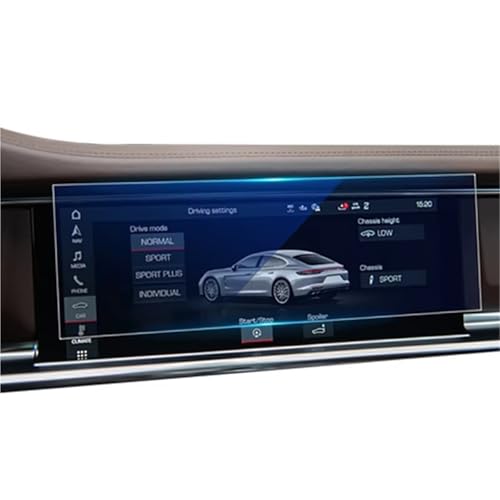 Verre trempé Panamera protection écran anti-traces pour console centrale et navigation 2019-2021