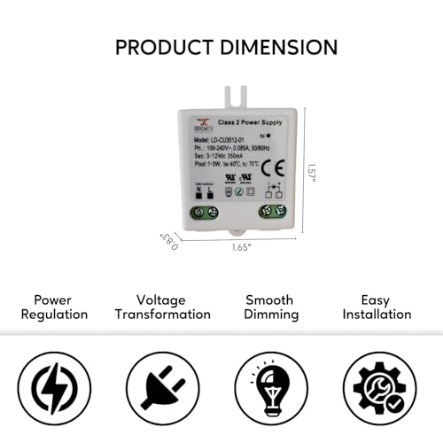 Image of Ironsmith Lighting Products - Constant Current LED Driver Transformer (6-12 Volt | 1-3 Watt | Dimmable)
