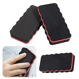 Movkzacv 3 Stück Magnetischer Whiteboard Tafelschwamm