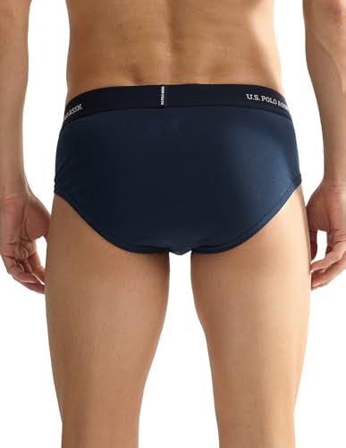 Image of U.S. Polo ASSN. Mens OEB11 Elasticized Waist Underwear Briefs - Pack of 2