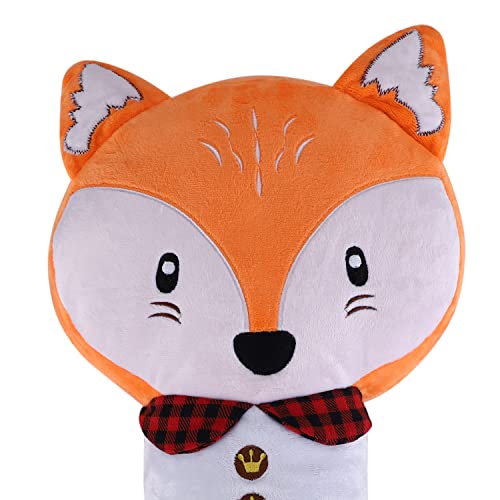 Image of Car Travel Pillow for Kids Car Seat Pillow Cute Cartoon Travel Pillow Cushion Breathable Head and Body Support Pillow for Sleeping Travel Neck Rest