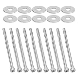  Ansaugkrümmerschrauben Set, Ansaugkrümmerschrauben Tragbar Kompletter Ersatz für V8 Motoren GEN III IV LSX (LS1 LS2 LS3 LS6 LS7) für Automotoren