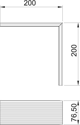 Angle extérieur pour goulotte plastique et accessoire de finition murale