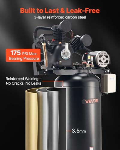 VEVOR 80-Gallon 10 HP Air Compressor