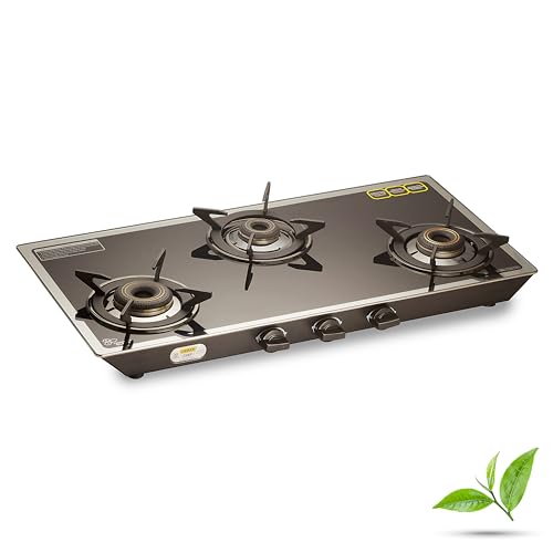 URBAN CHEF BOAT 3 BURNER STAINLESS STEEL-LPG READY & PNG COMPATIBLE