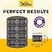 Wilton Gold Premium Non-Stick Warp-Resistant Bakeware, Made without PFAs, Mini Loaf Pan, 8-cavity, 15 x 10 x 1.5 in, Packaging May Vary