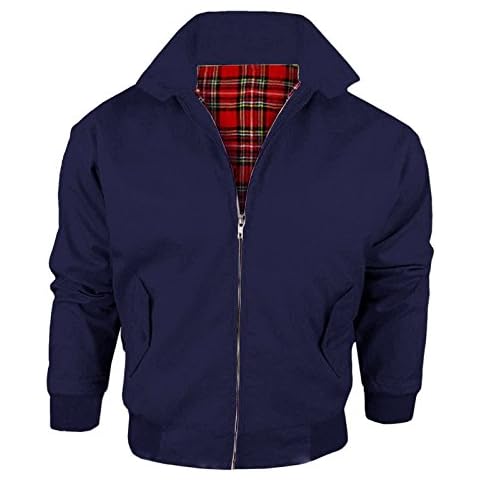 Kids Vintage Harrington Jacket with Tartan Lining Cover
