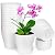 homenote Plant Pots, Set of 15 Plastic Planters with Multiple Drainage Holes and Tray 6 inch Indoor Plant Pot for All Home Garden Flowers Succulents