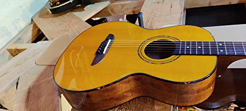 Framus Guitare folk Legacy FP 14 SV Parlore – Jaune brillant – Avec micro - Les Beatles, Paul McCartney, John Lennon, RIngo Starr, George Harrison Framus Guitare folk Legacy FP 14 SV Parlore - Jaune brillant - Avec micro – Image 3