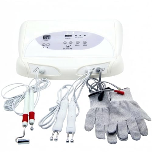 SupplyMount ProLift Professional Microcurrent & Galvanic Facial Machine – 3-in-1 Esthetician-Grade Device with Conductive Gloves, Probes & Roller for Face Lifting & Skin Tightening