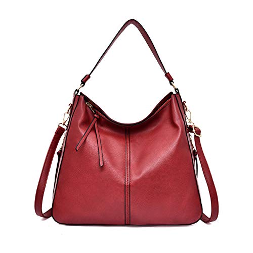 Bolsos Hobo Aileese - Bolso Bandolera Bolsos Cruzados Grandes con Bolso de Mano de Cuero con borlas Marrón