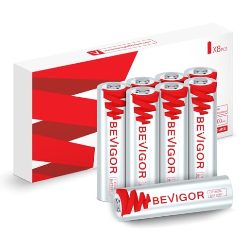 BEVIGOR Lithium AA 8-Pack
