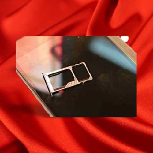 DOCILE Dual Sim Card Slot Tray Holder Sim Outer Sim Card Trary Compatible for Lenovo K6 Power : Gold