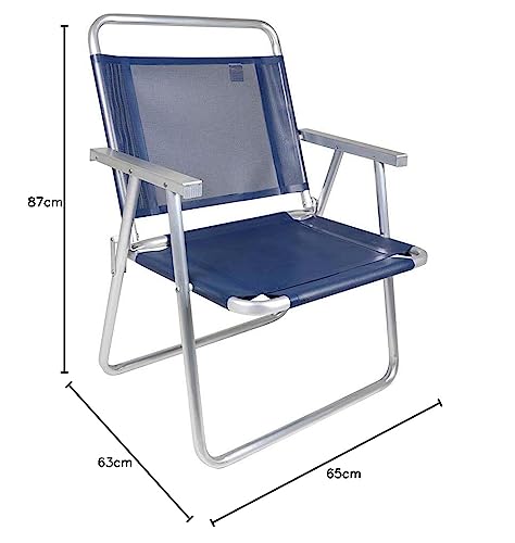 Mor - Cadeira Oversize Alumínio Azul