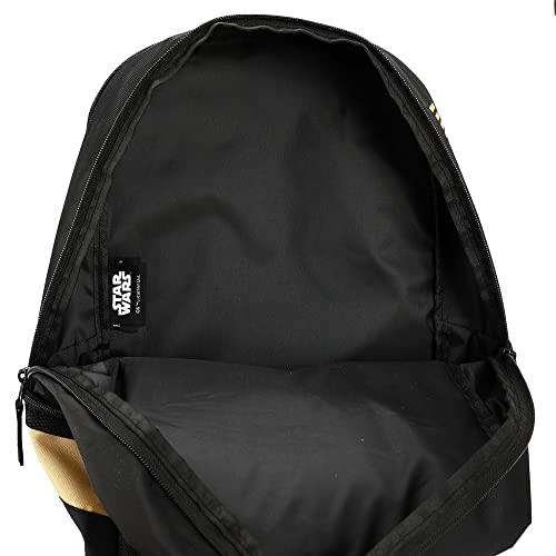 Mandalorian Bounty Hunter Flat Front With Bungee Detailing And Mesh Panels Backpack #TOP6