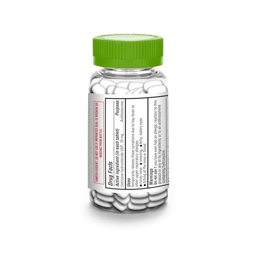 A+Health Cetirizine HCl 10mg Tablets, 24 Hour Allergy Relief, Antihistamine, 400 Count