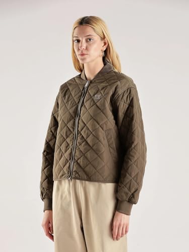 Calvin Klein Damen Bomberjacke Quilted Jacket Dünn, Grün (Tarmac), S – Ansicht 3